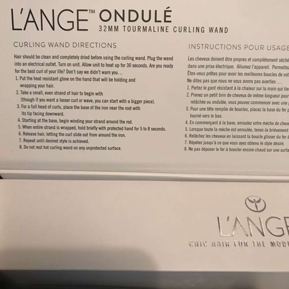SOLD ON EBAYLange ondule 32mm wand + L’ange aplati - Picture 5 of 6